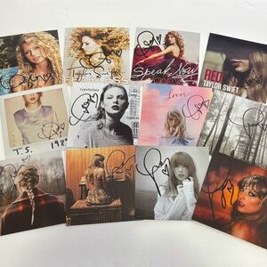 Fanmade Taylor Swift Signed CD Print Set (Reprints)